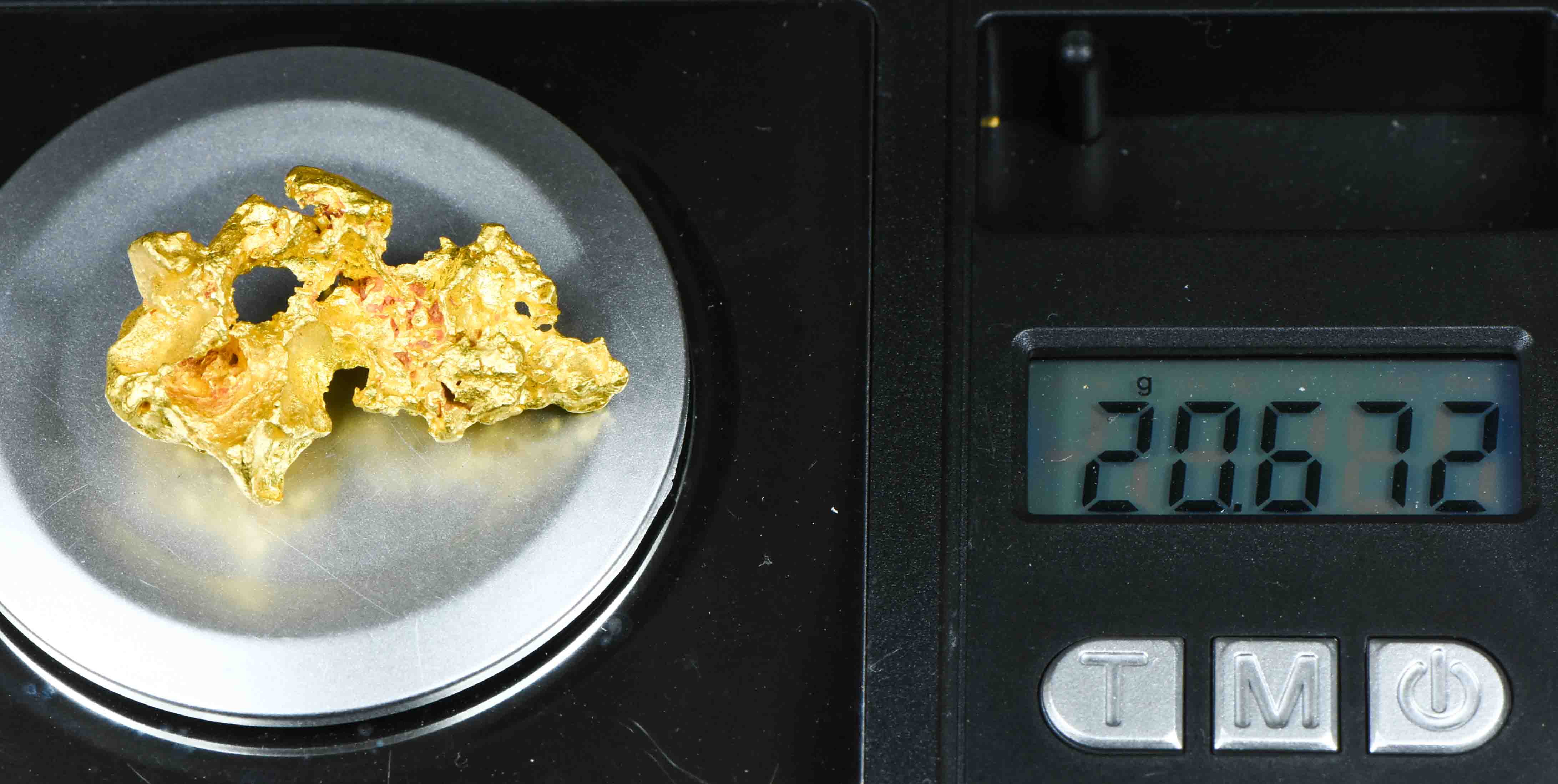 #1210 Natural Gold Nugget Australian 20.67 Grams Genuine