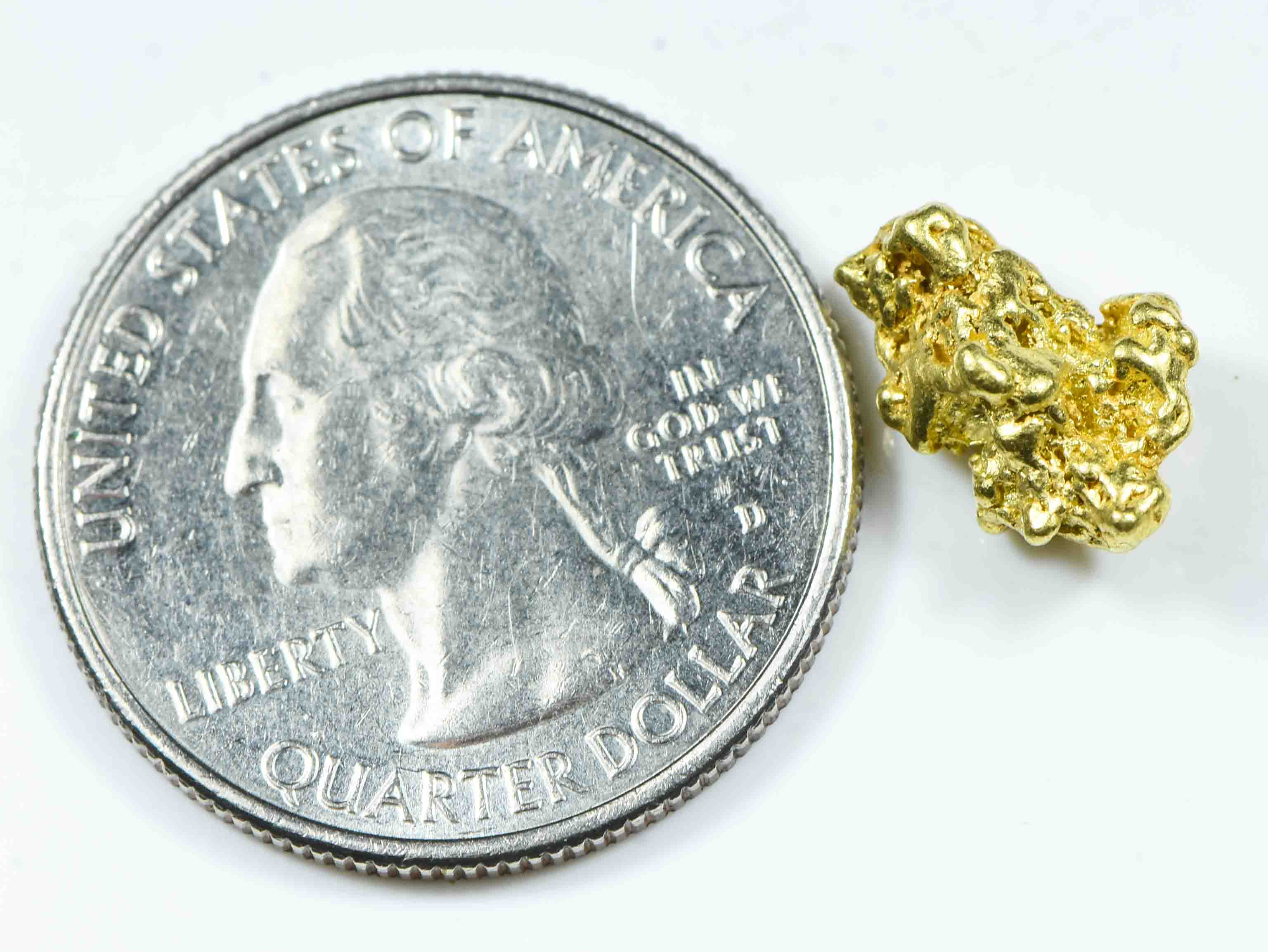 #185 Alaskan BC Natural Gold Nugget 2.43 Grams Genuine