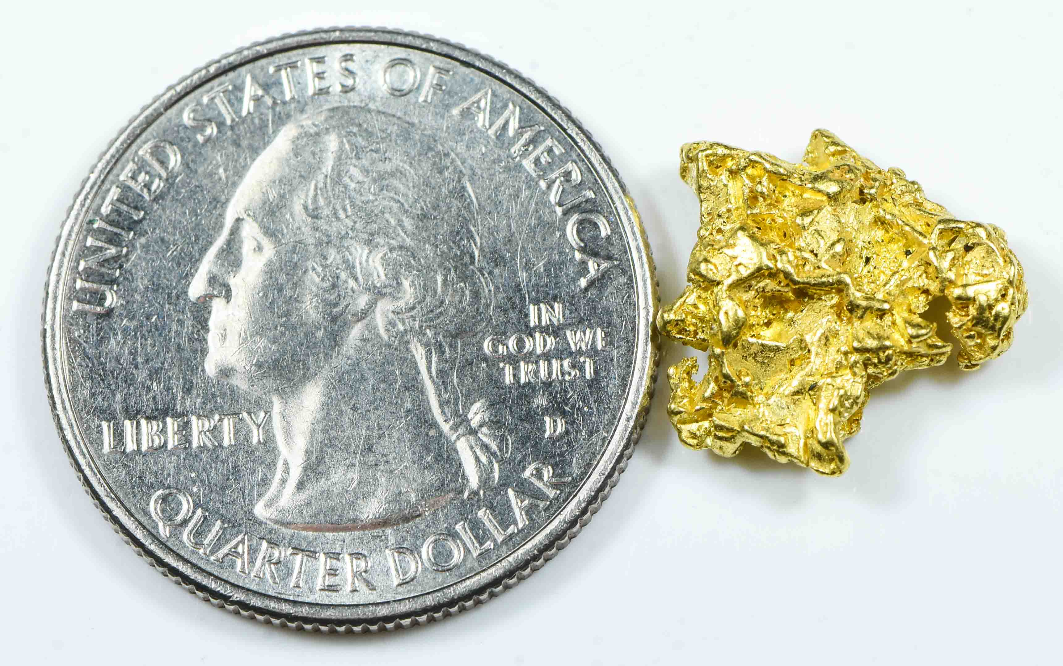 #190 Alaskan BC Natural Gold Nugget 2.76 Grams Genuine