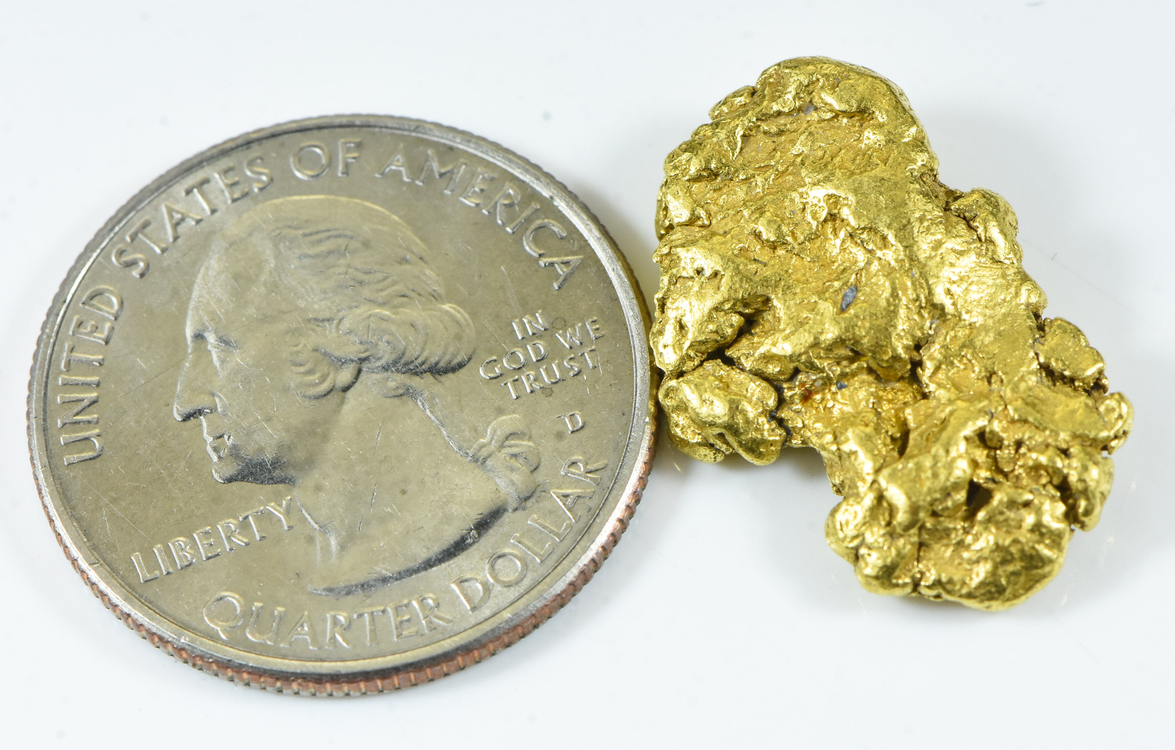 #430 Alaskan BC Natural Gold Nugget 9.71 Grams Genuine