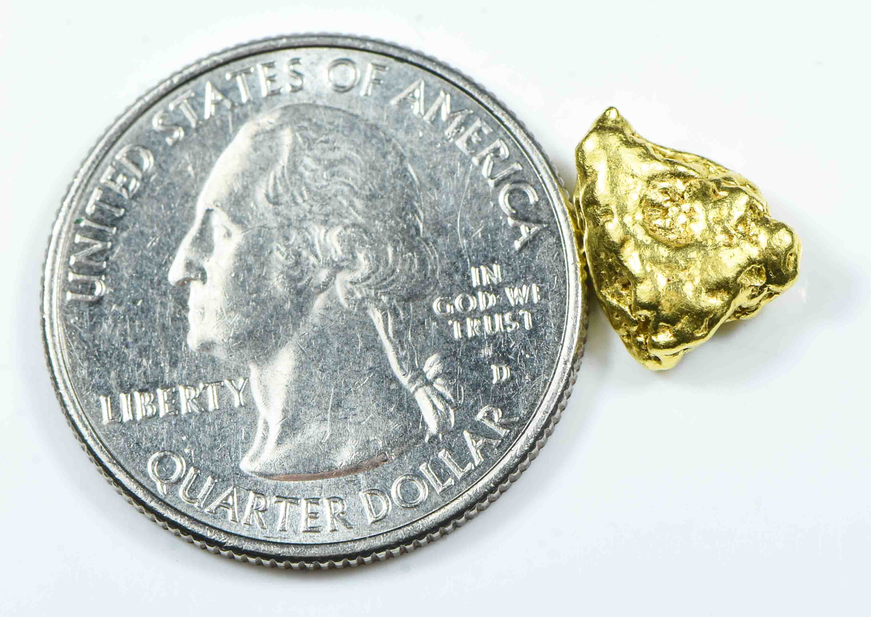 #208 Alaskan BC Natural Gold Nugget 3.06 Grams Genuine