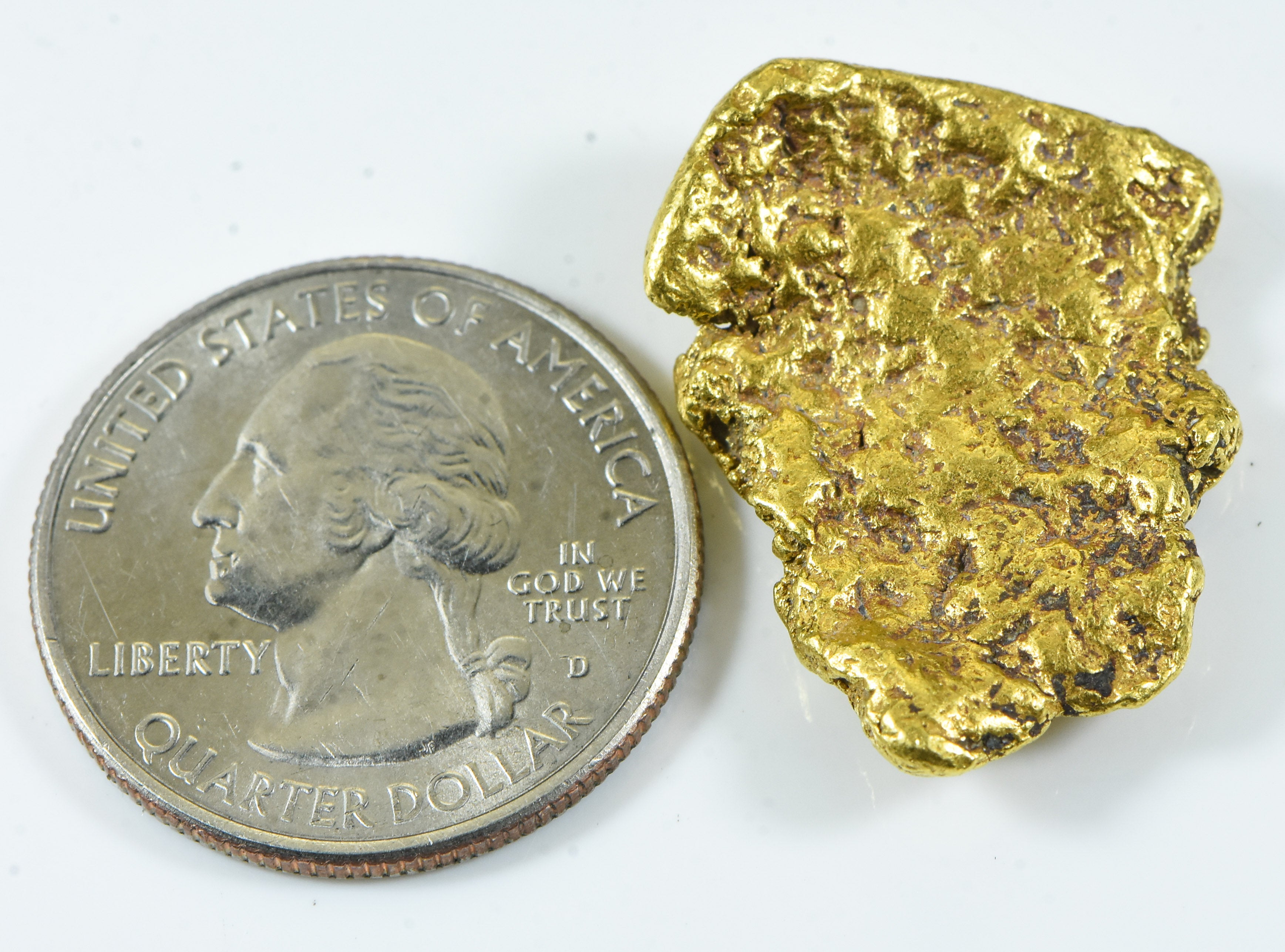 #445 Alaskan BC Natural Gold Nugget 13.70 Grams Genuine