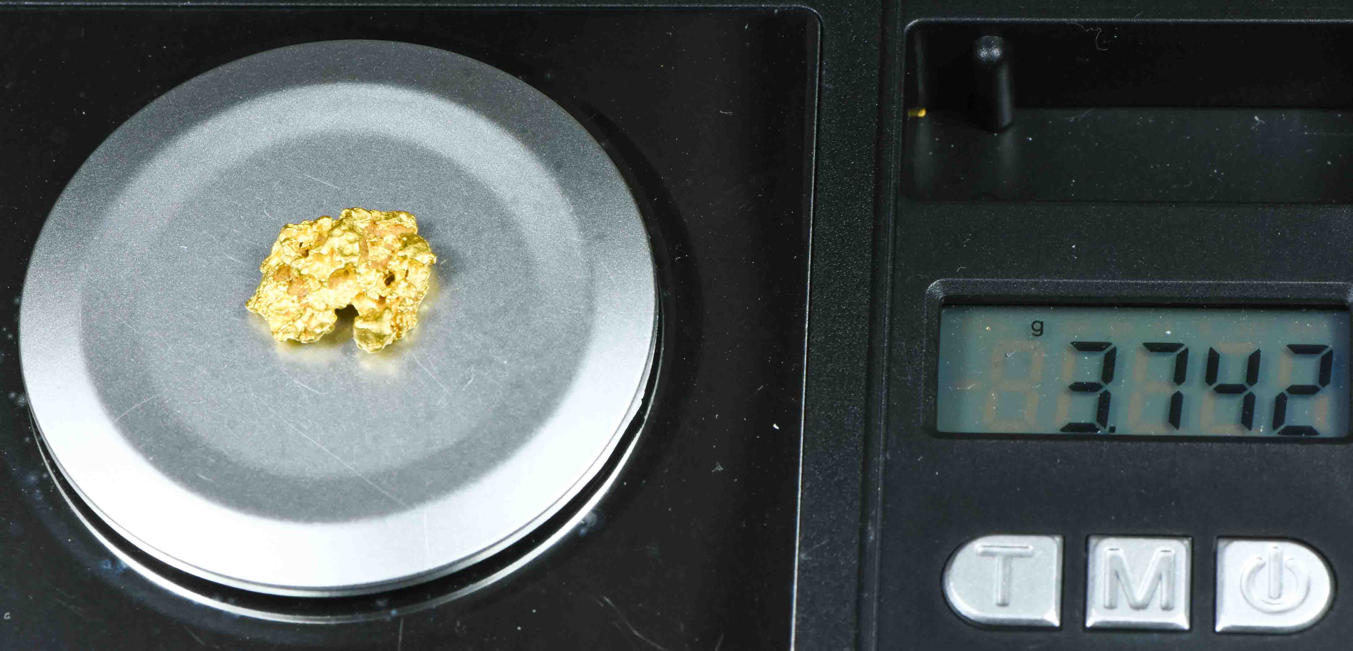 QN-41 "Alaskan BC Gold Nuggets with Quartz" Genuine 2.54 Grams