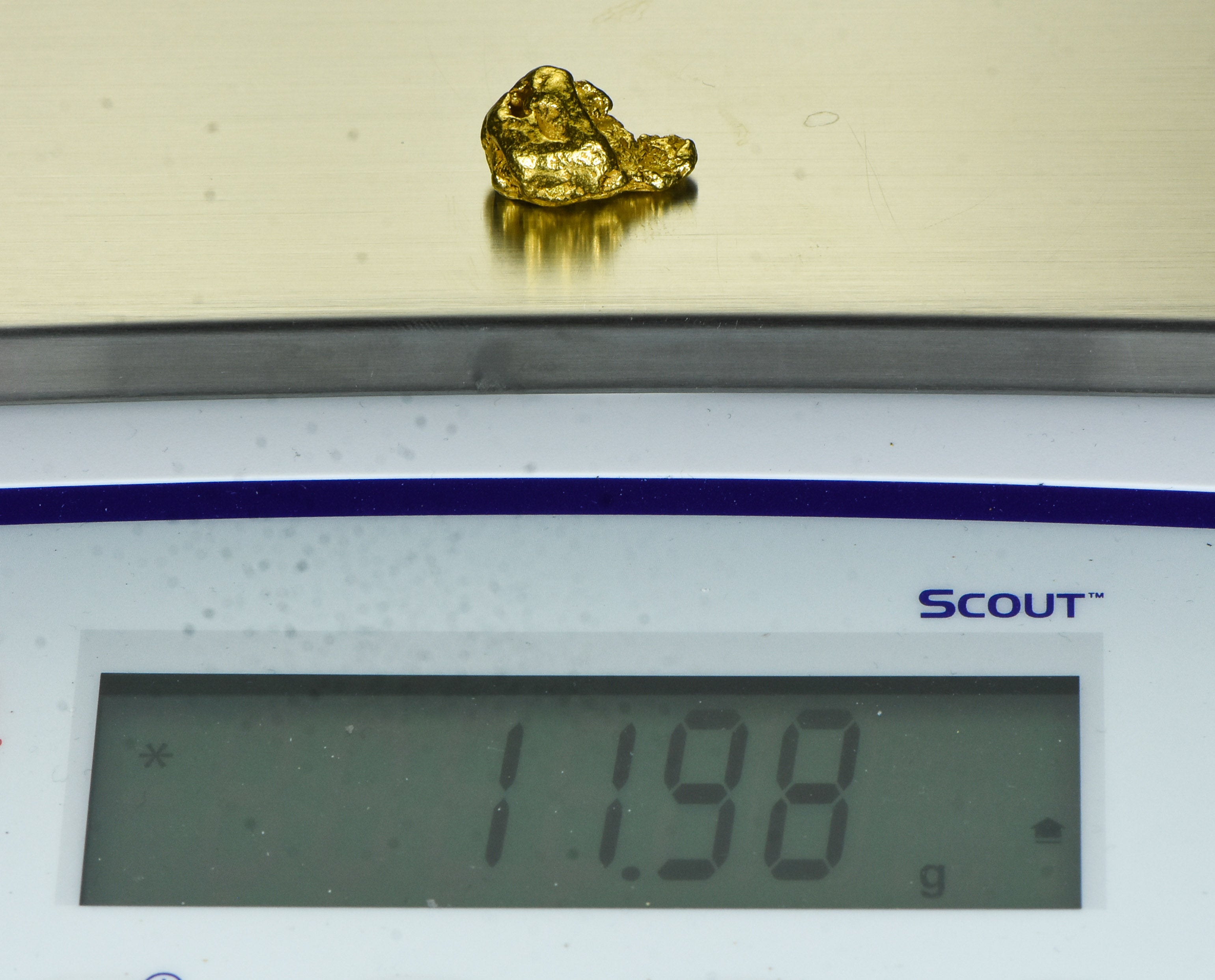 #454 Alaskan BC Natural Gold Nugget 11.98 Grams Genuine