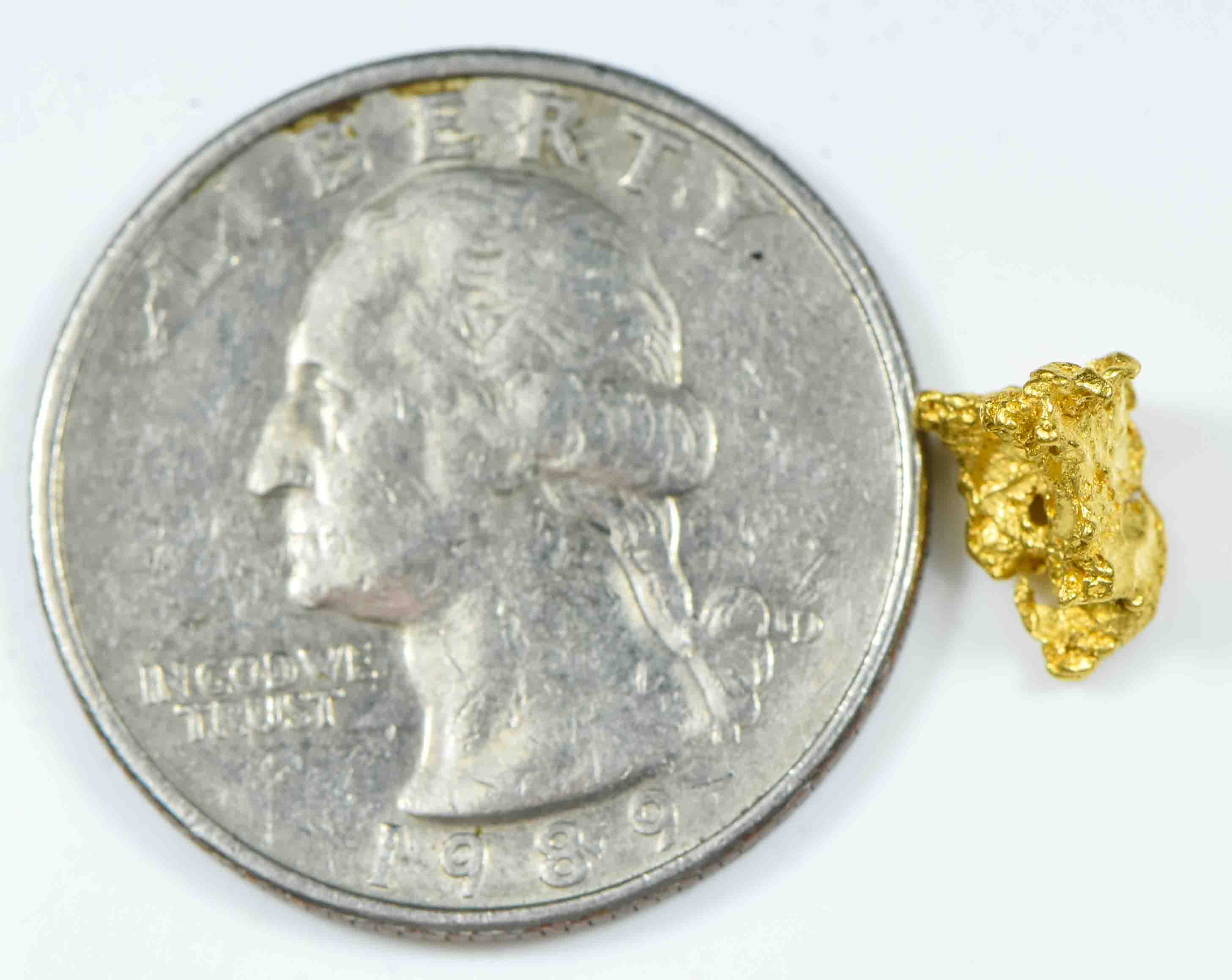 #737 Natural Gold Nugget Australian 1.26 Grams Genuine