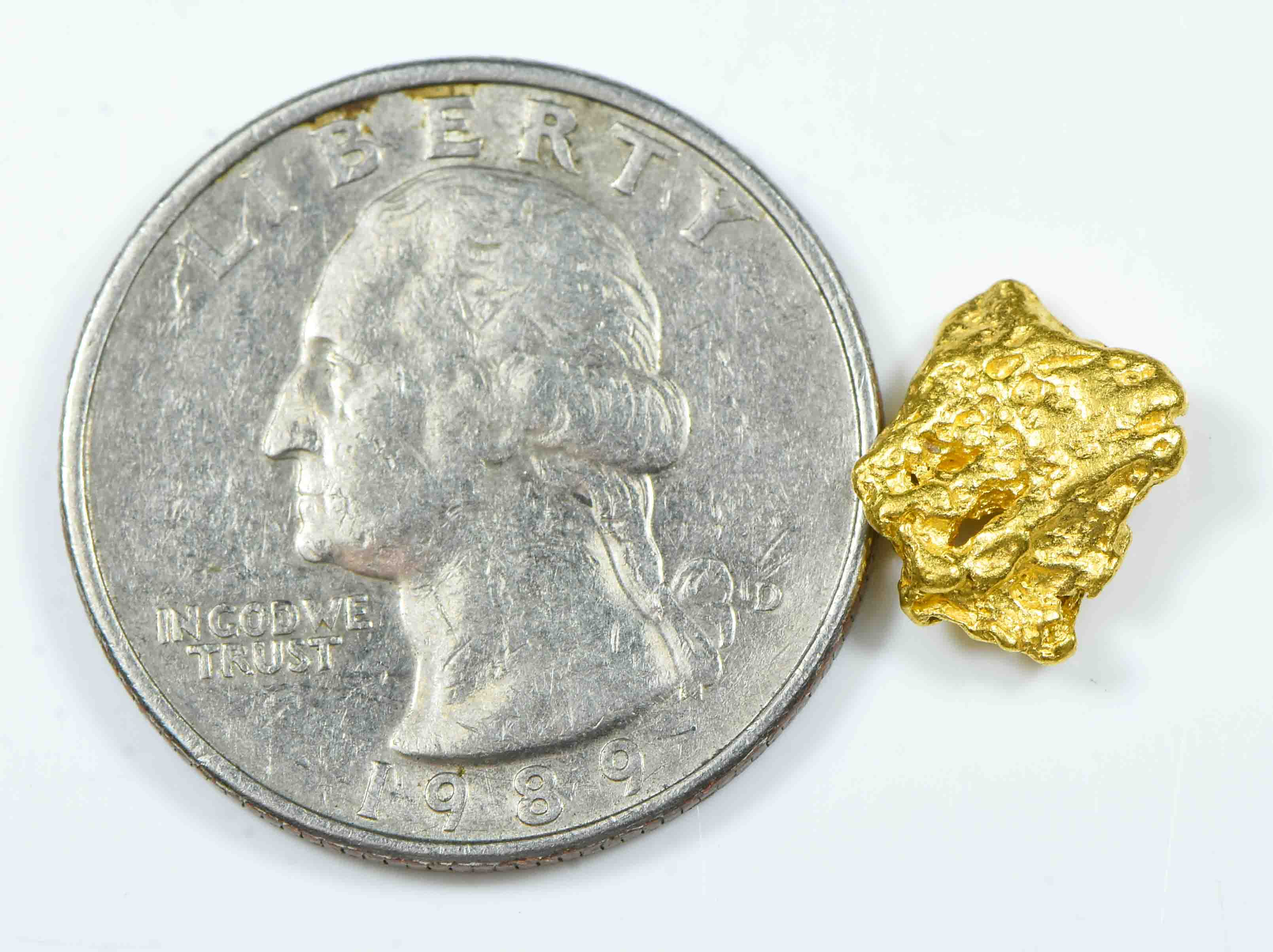 #761 Natural Gold Nugget Australian 1.76 Grams Genuine