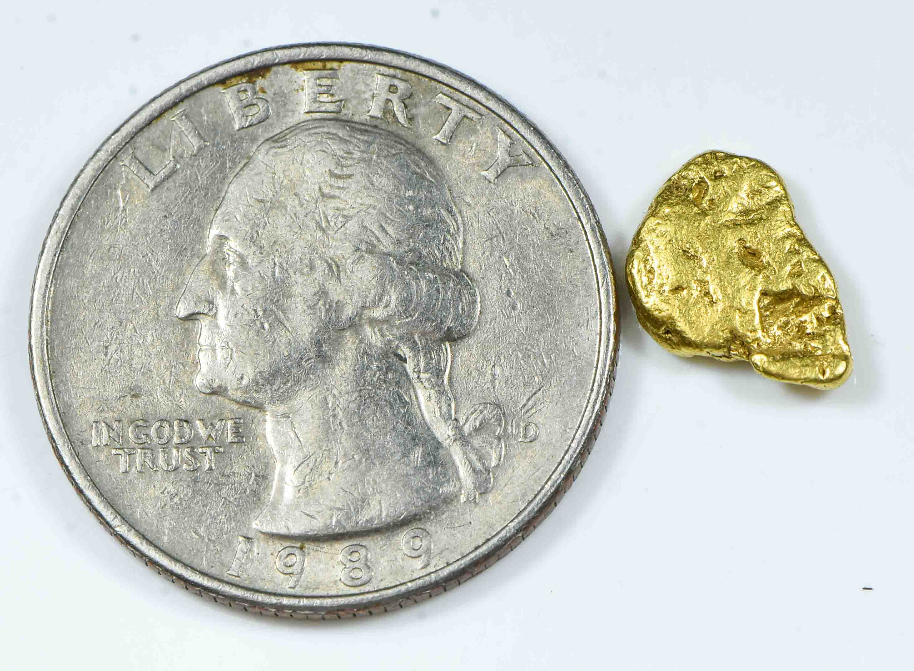 #7 Alaskan BC Natural Gold Nugget 1.56 Grams Genuine