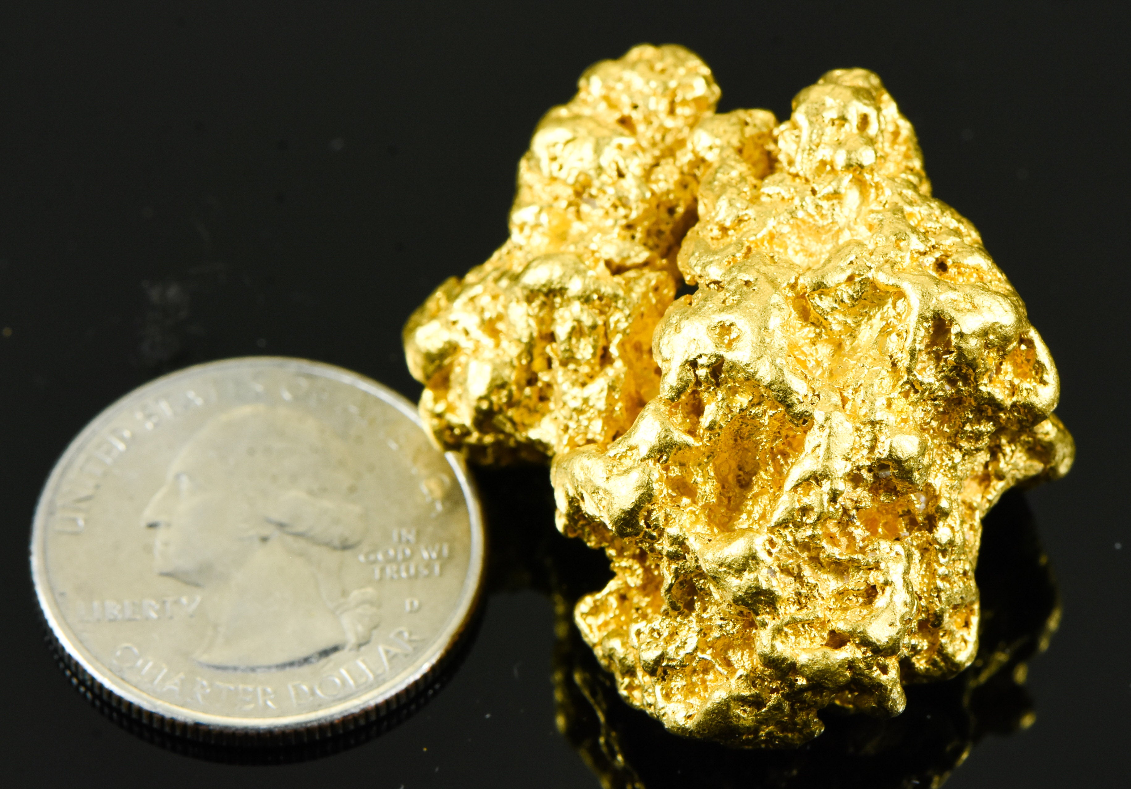 Large Natural Gold Nugget Australian 85.66 Grams 2.75 Troy Ounces Very Rare