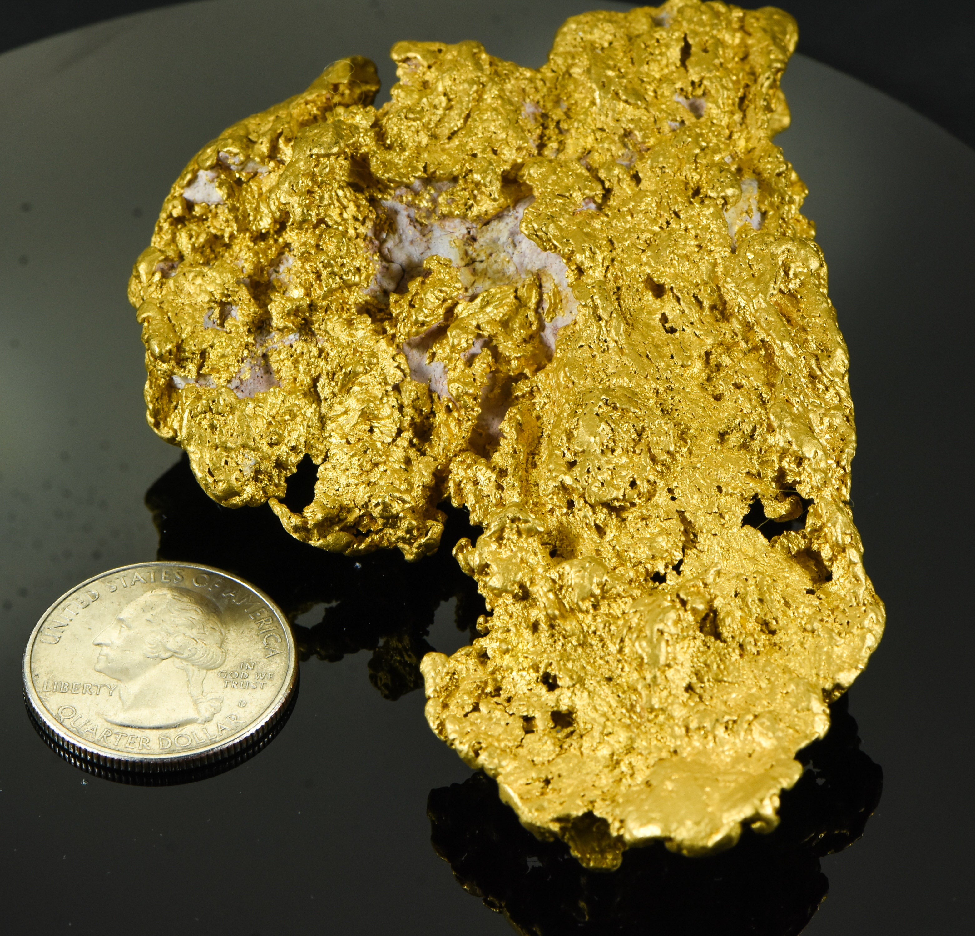 Large Natural Gold Nugget Australian 356.08 Grams 11.44 Troy Ounces Very Rare