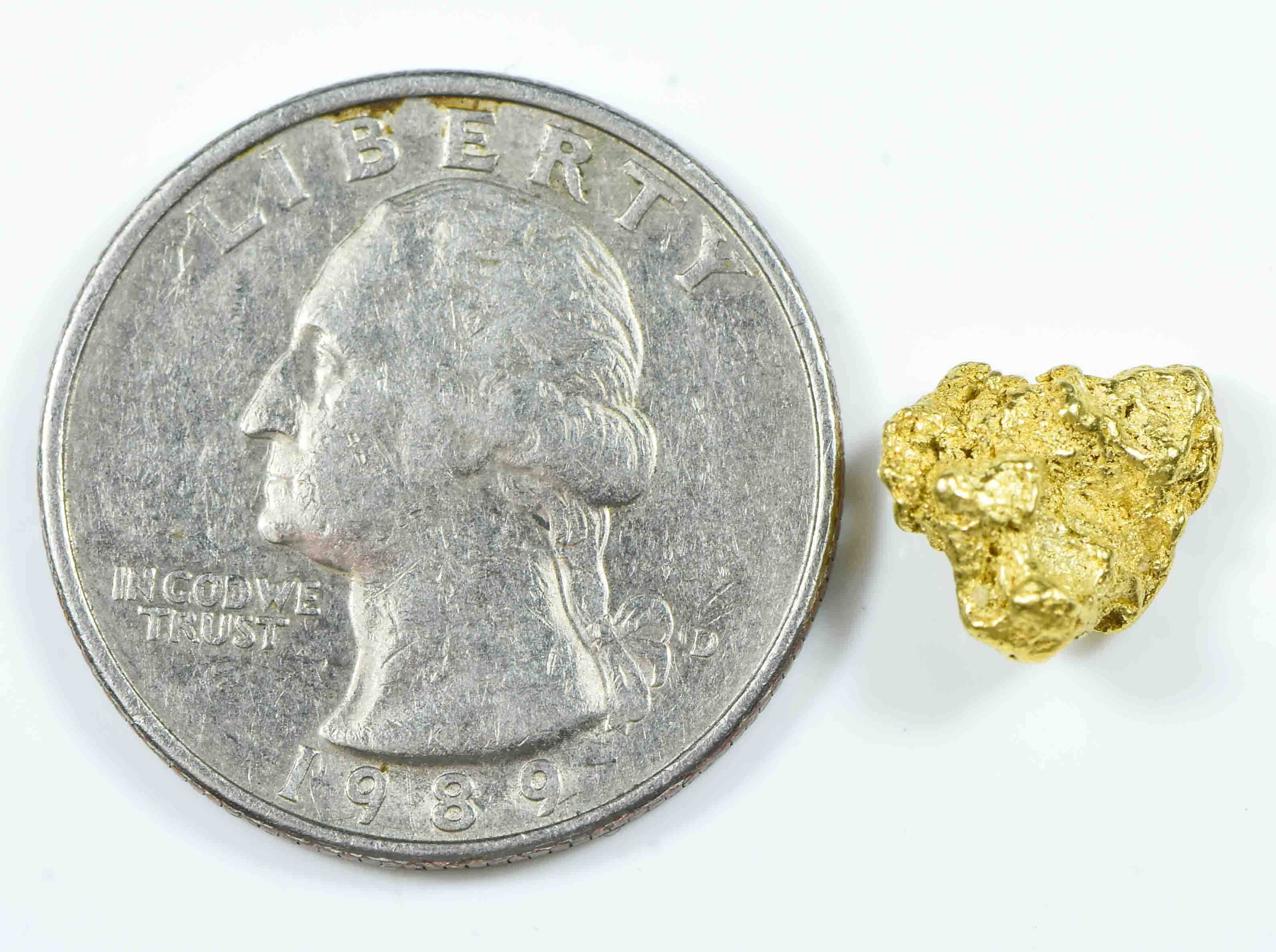 #109 Alaskan BC Natural Gold Nugget 1.61 Grams Genuine