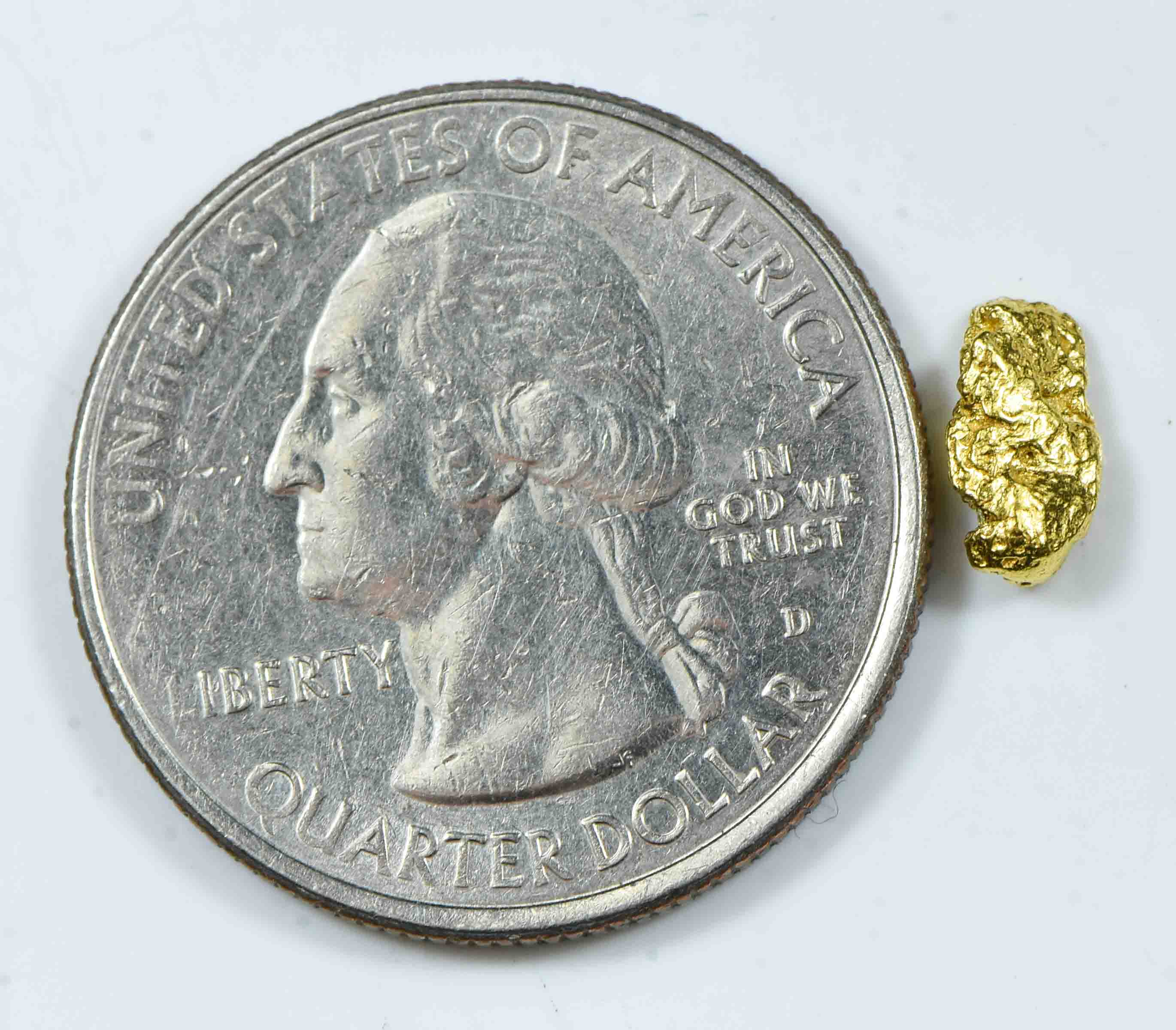 #26 Alaskan BC Natural Gold Nugget .58 Grams Genuine