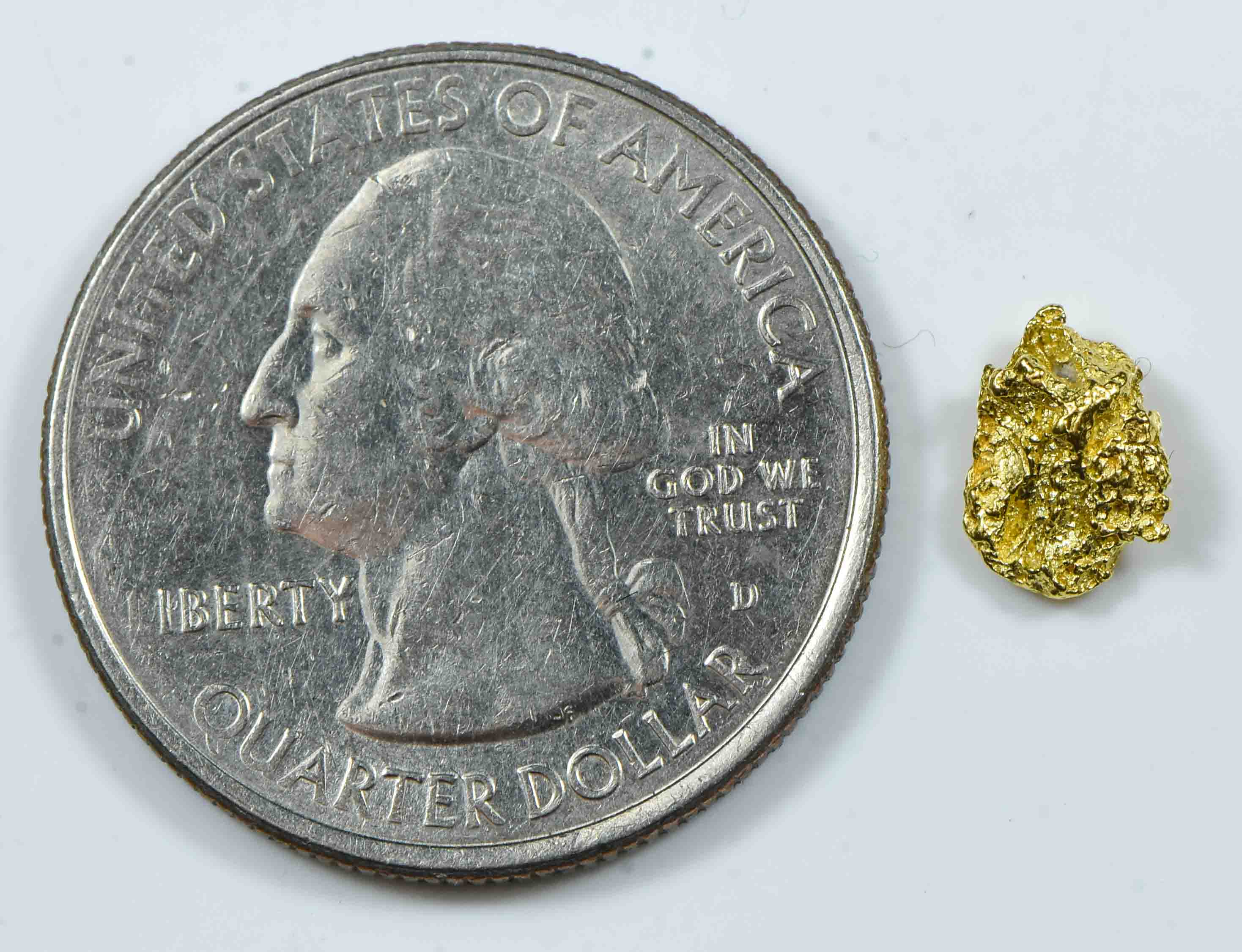 #31 Alaskan BC Natural Gold Nugget .53 Grams Genuine