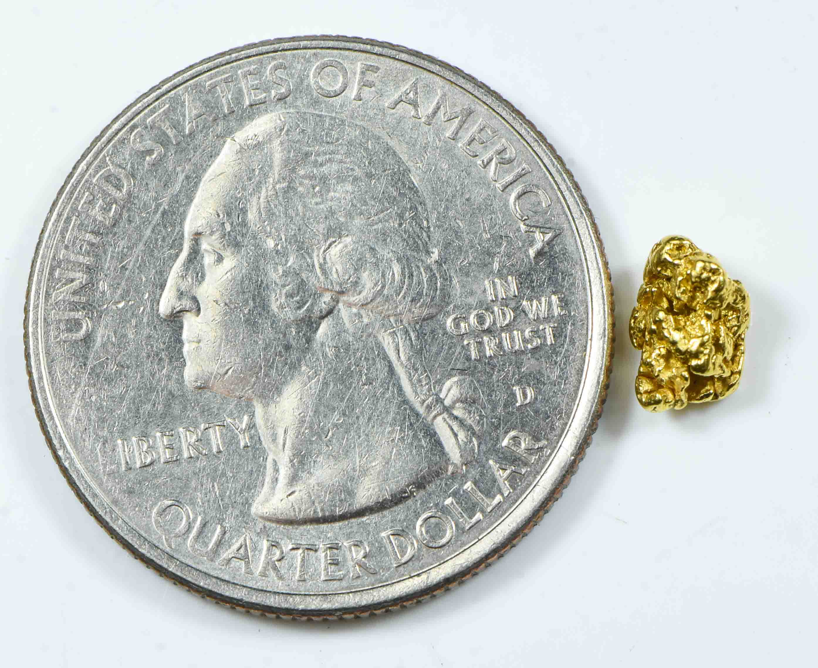 #44 Alaskan BC Natural Gold Nugget .55 Grams Genuine