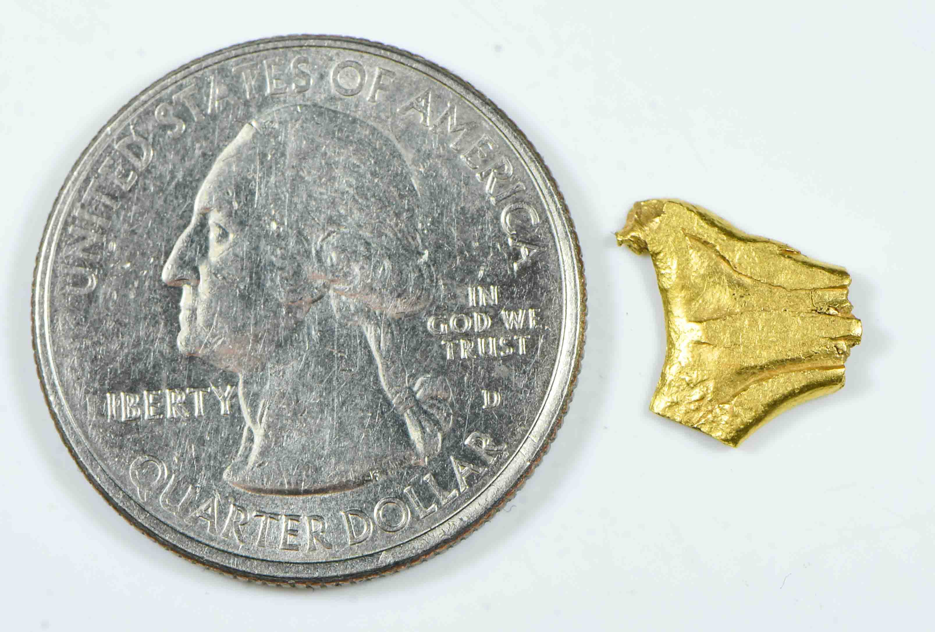 #733 Natural Gold Nugget Australian 1.10 Grams Genuine