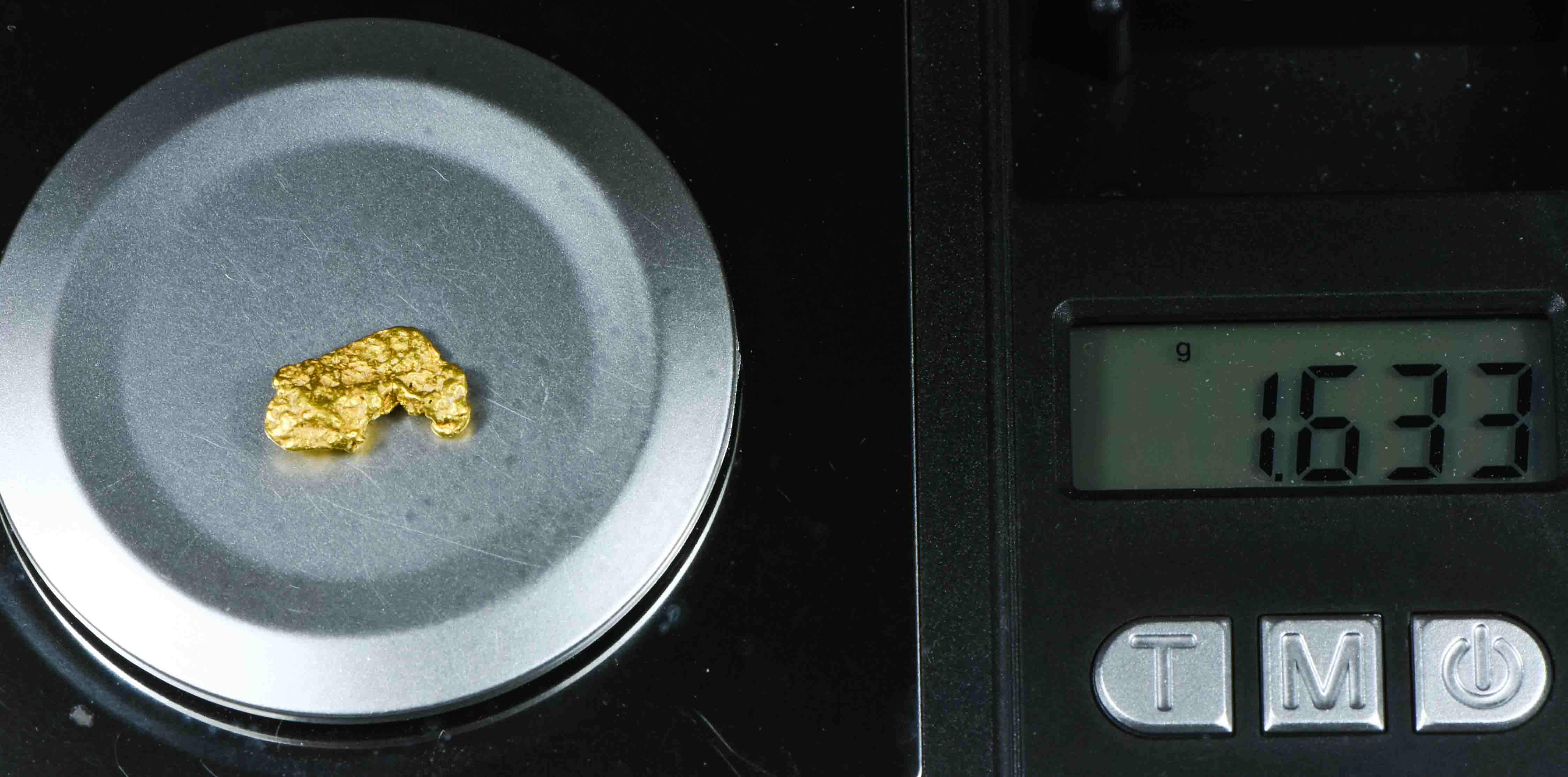 #754 Natural Gold Nugget Australian 1.63 Grams Genuine