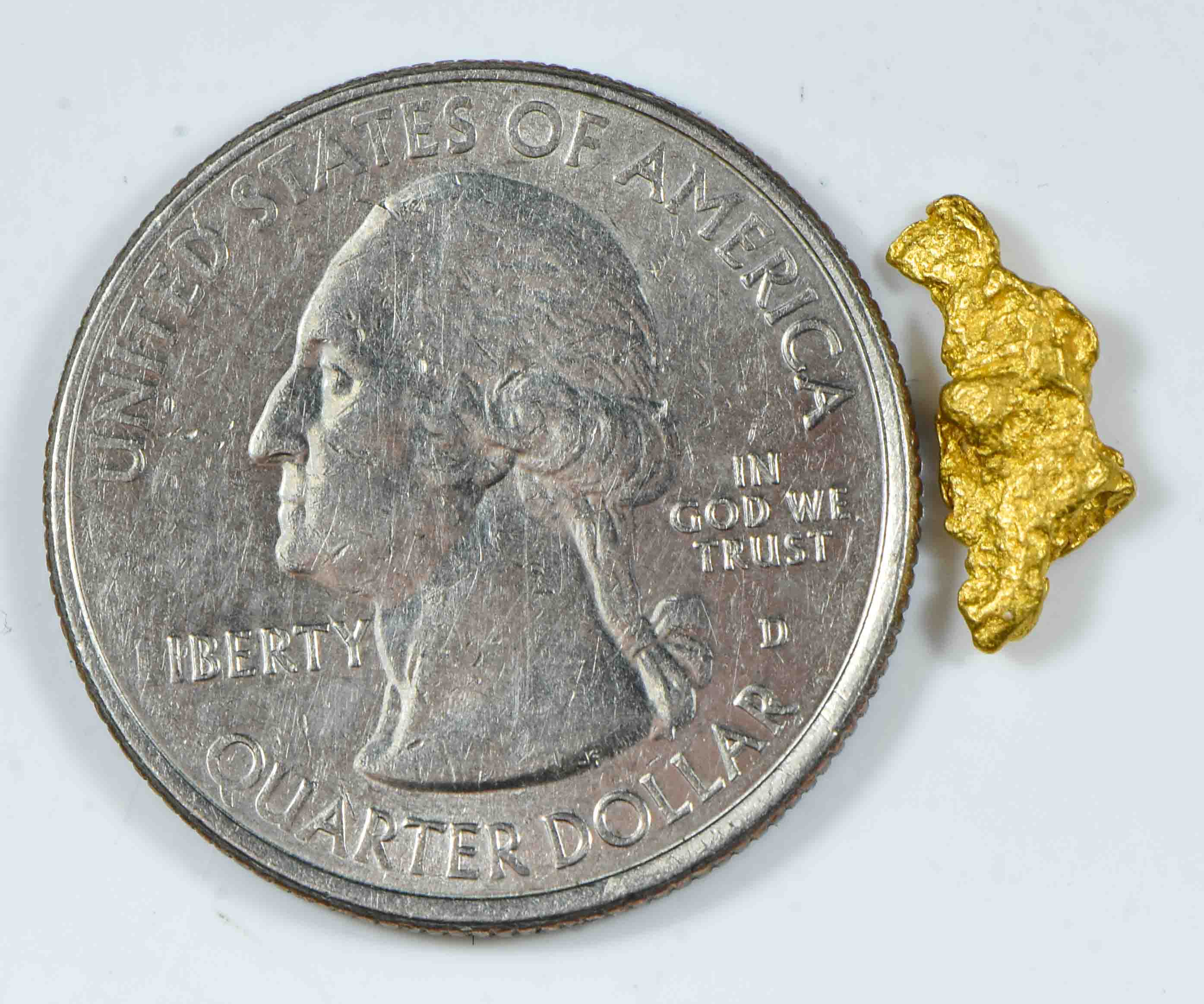 #760 Natural Gold Nugget Australian .82 Grams Genuine
