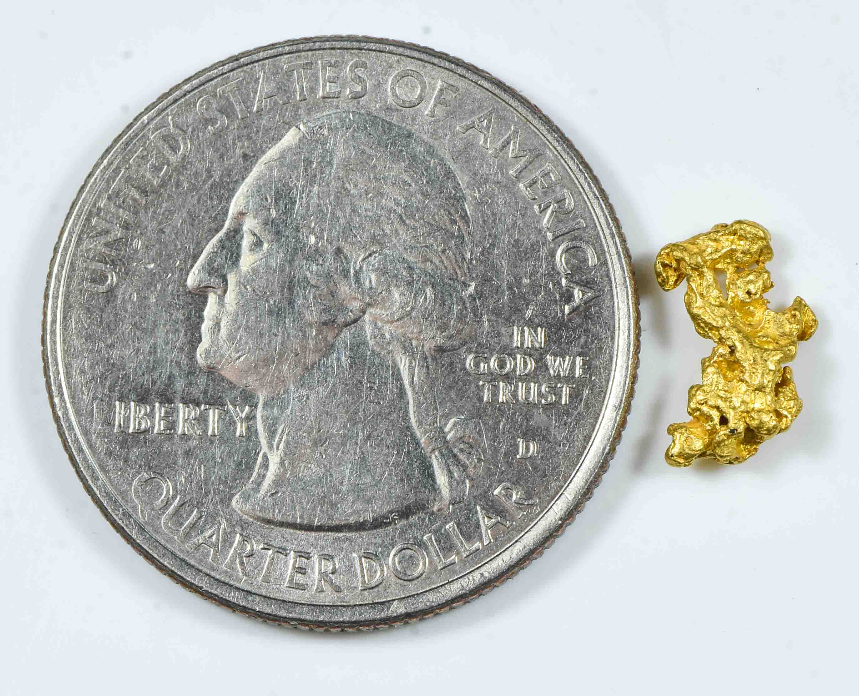 #530 Alaskan BC Natural Gold Nugget 8.24 Grams Genuine