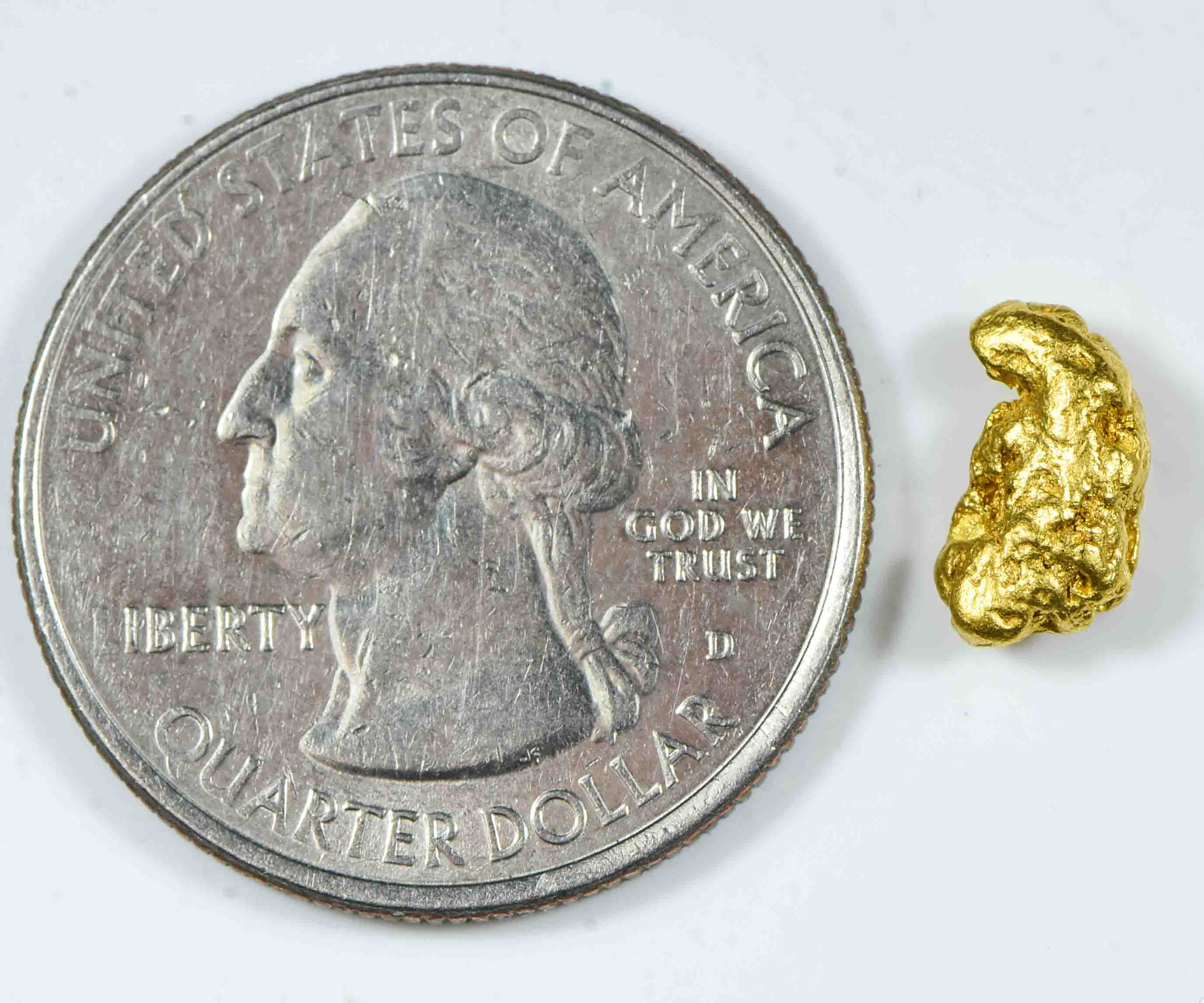 #531 Alaskan BC Natural Gold Nugget 5.78 Grams Genuine