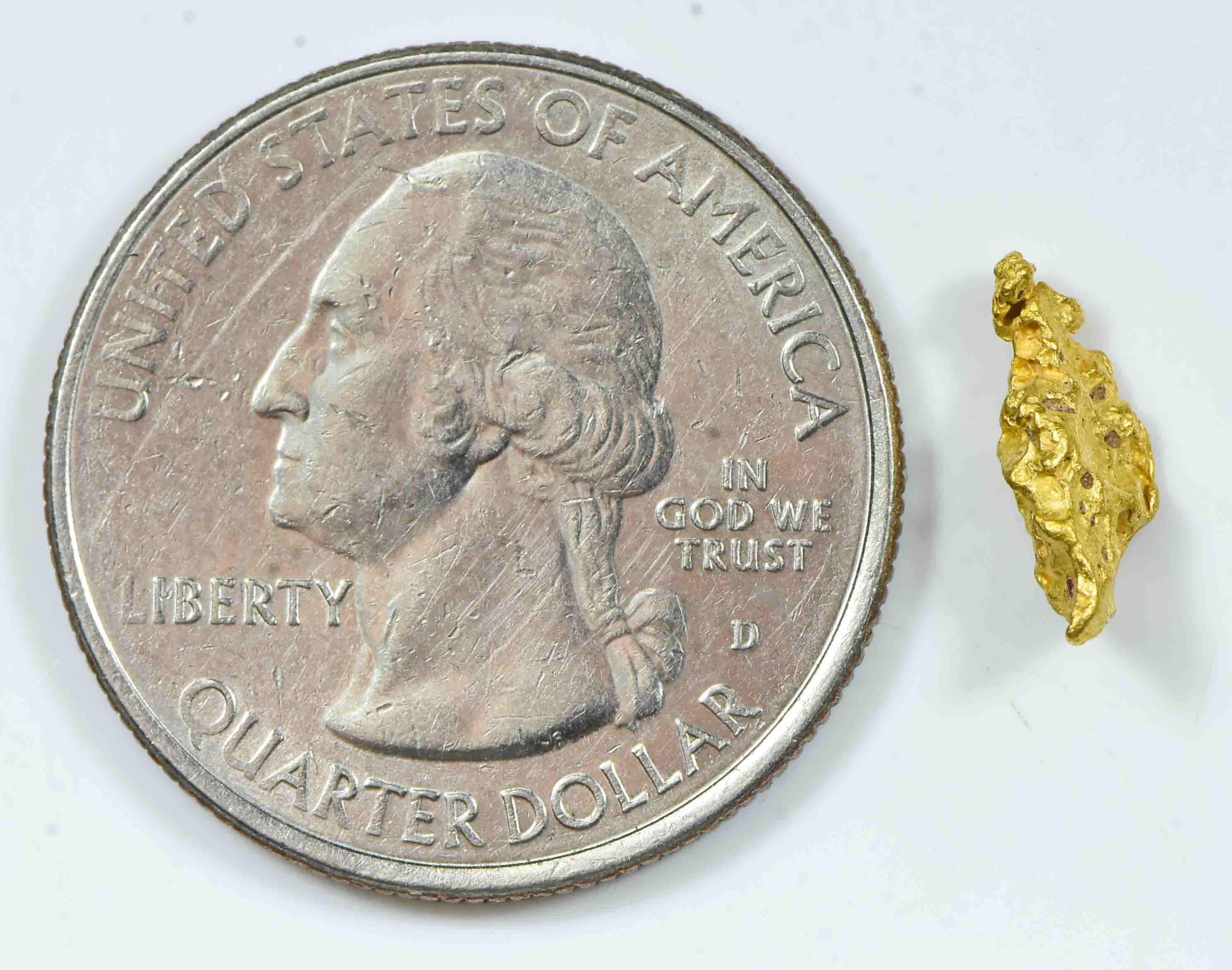 #798 Natural Gold Nugget Australian .97 Grams Genuine