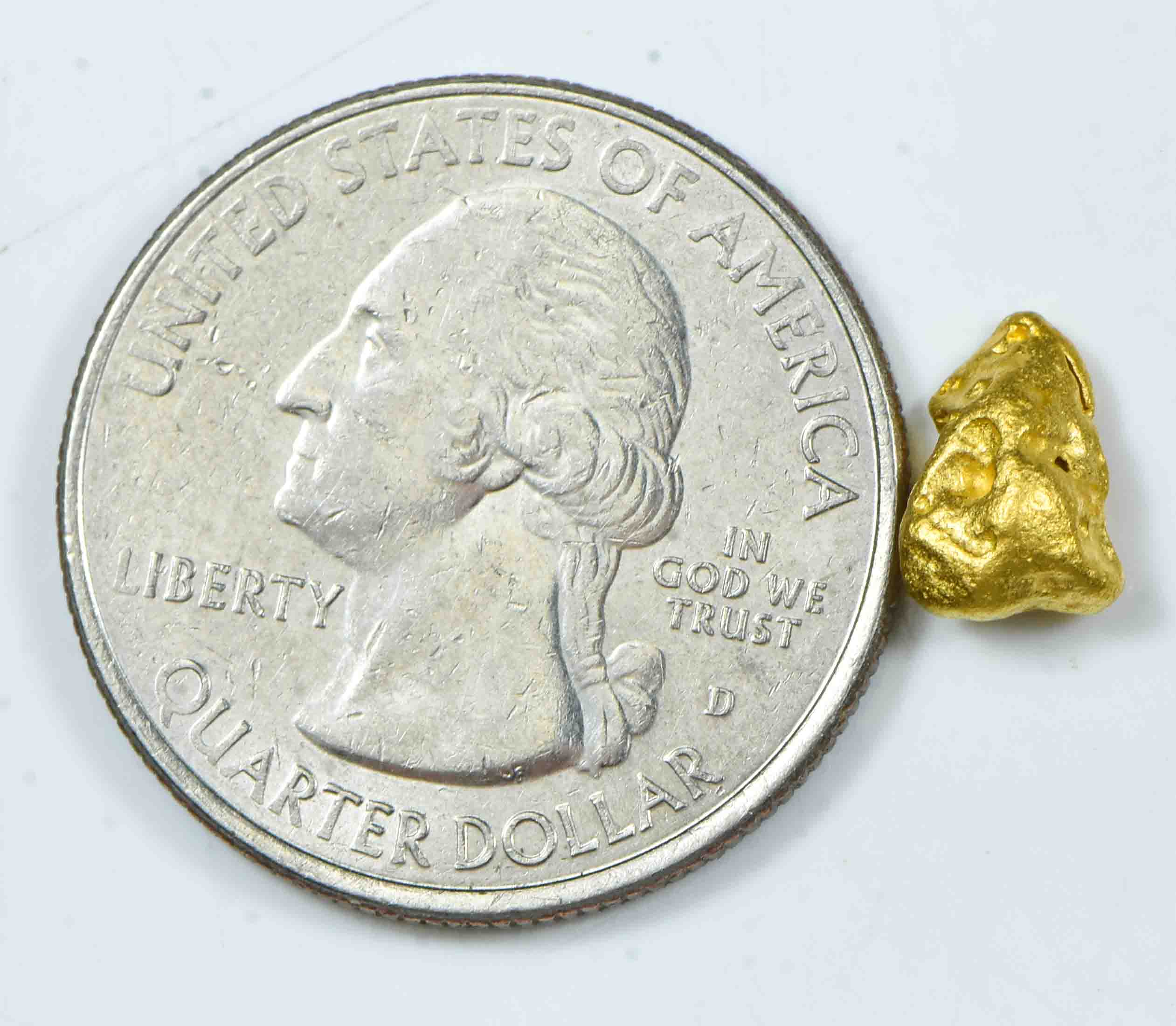#812 Natural Gold Nugget Australian 1.29 Grams Genuine