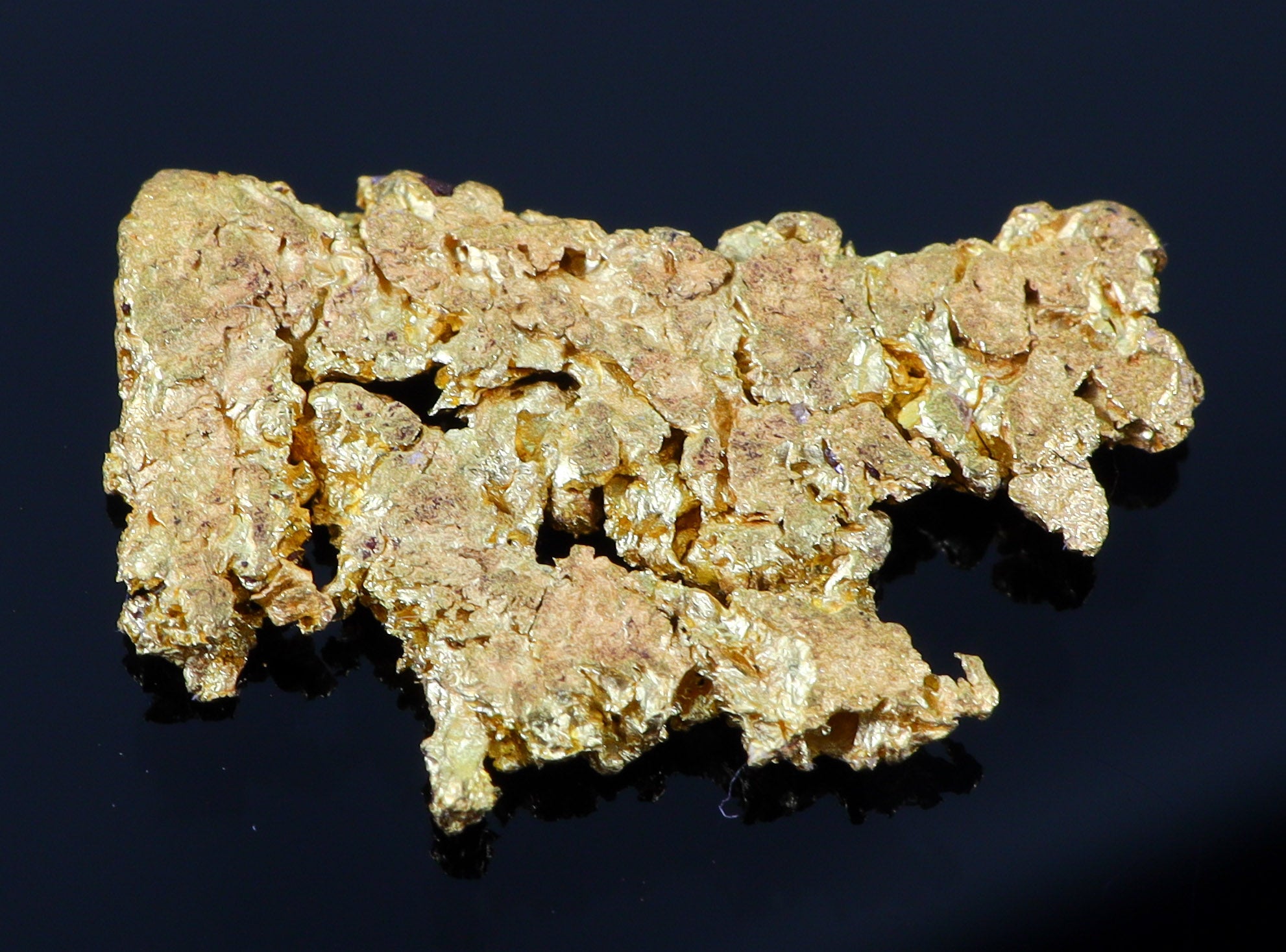 #11 Brazil Crystalline Natural Gold Nugget 2.64 grams