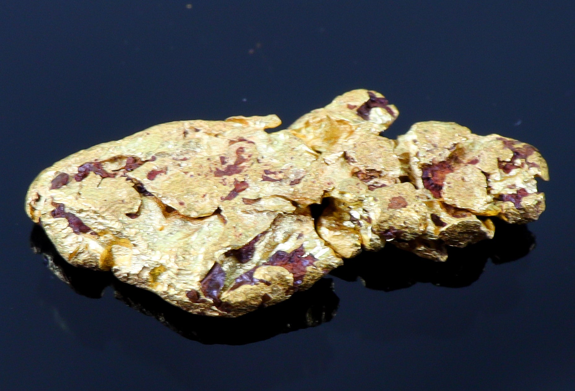 #13 Brazil Crystalline Dendretic Natural Gold Nugget 2.02 grams