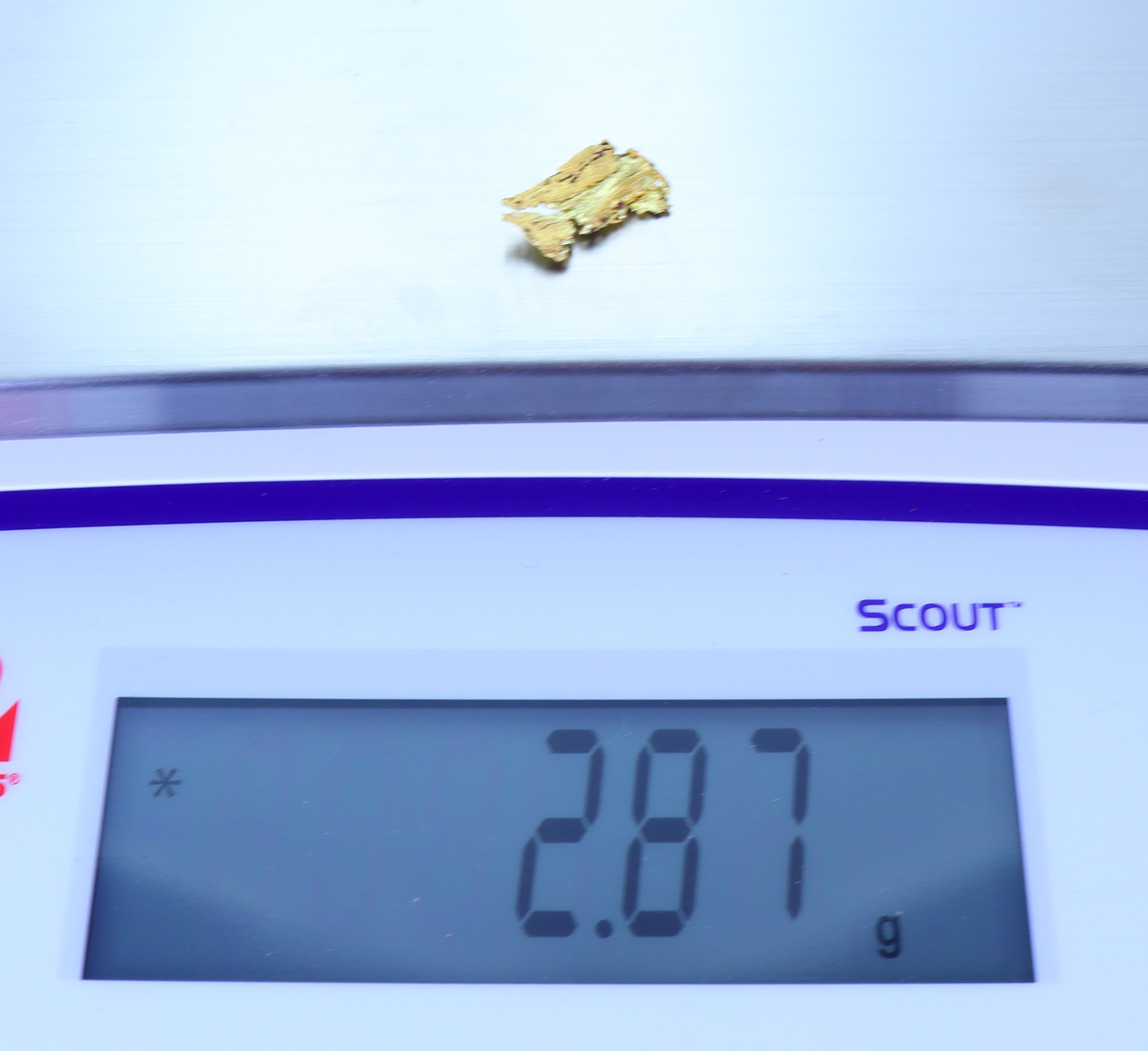 #14 Brazil Crystalline Dendretic Natural Gold Nugget 2.87 grams