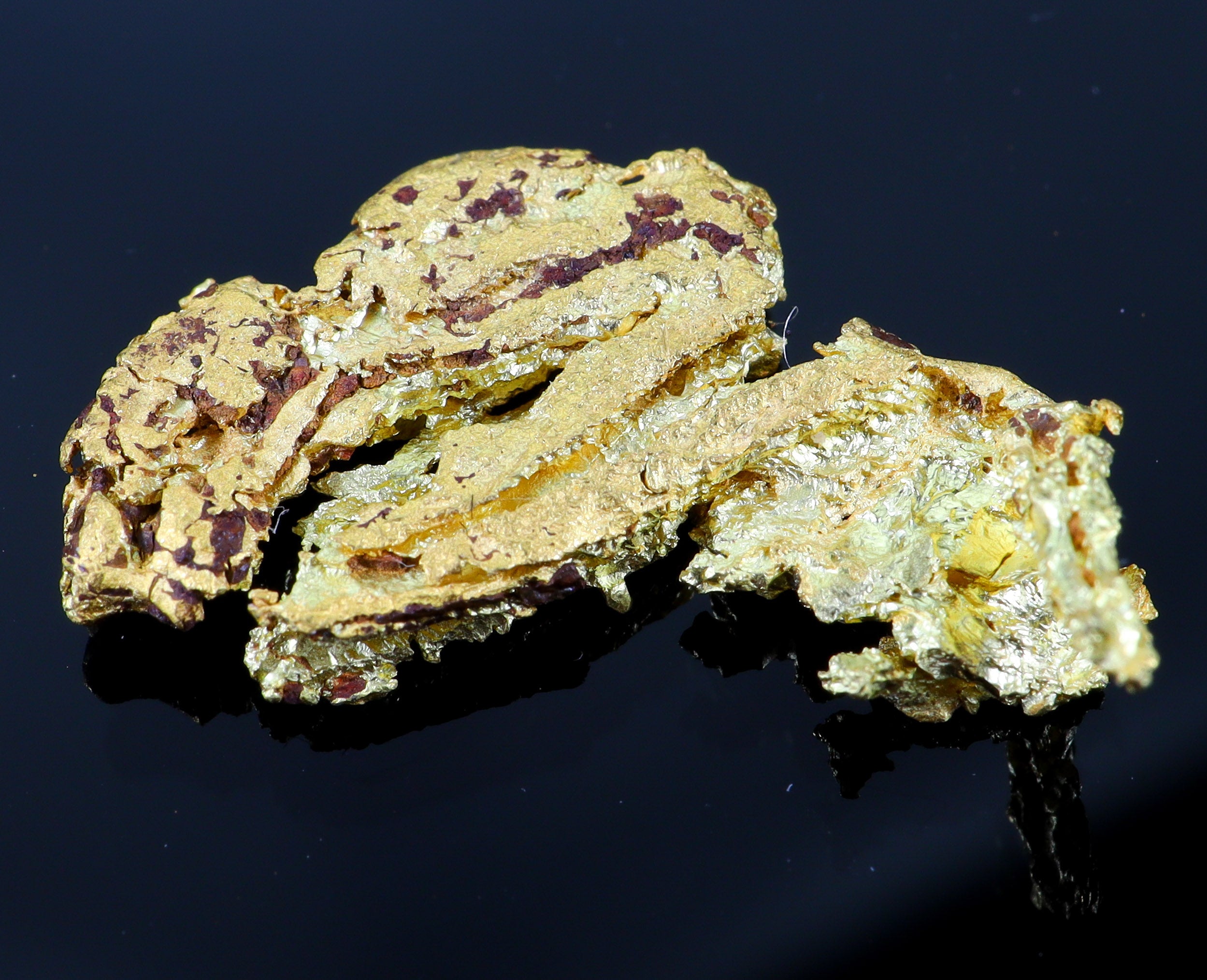#15 Brazil Crystalline Dendretic Natural Gold Nugget 4.55 grams