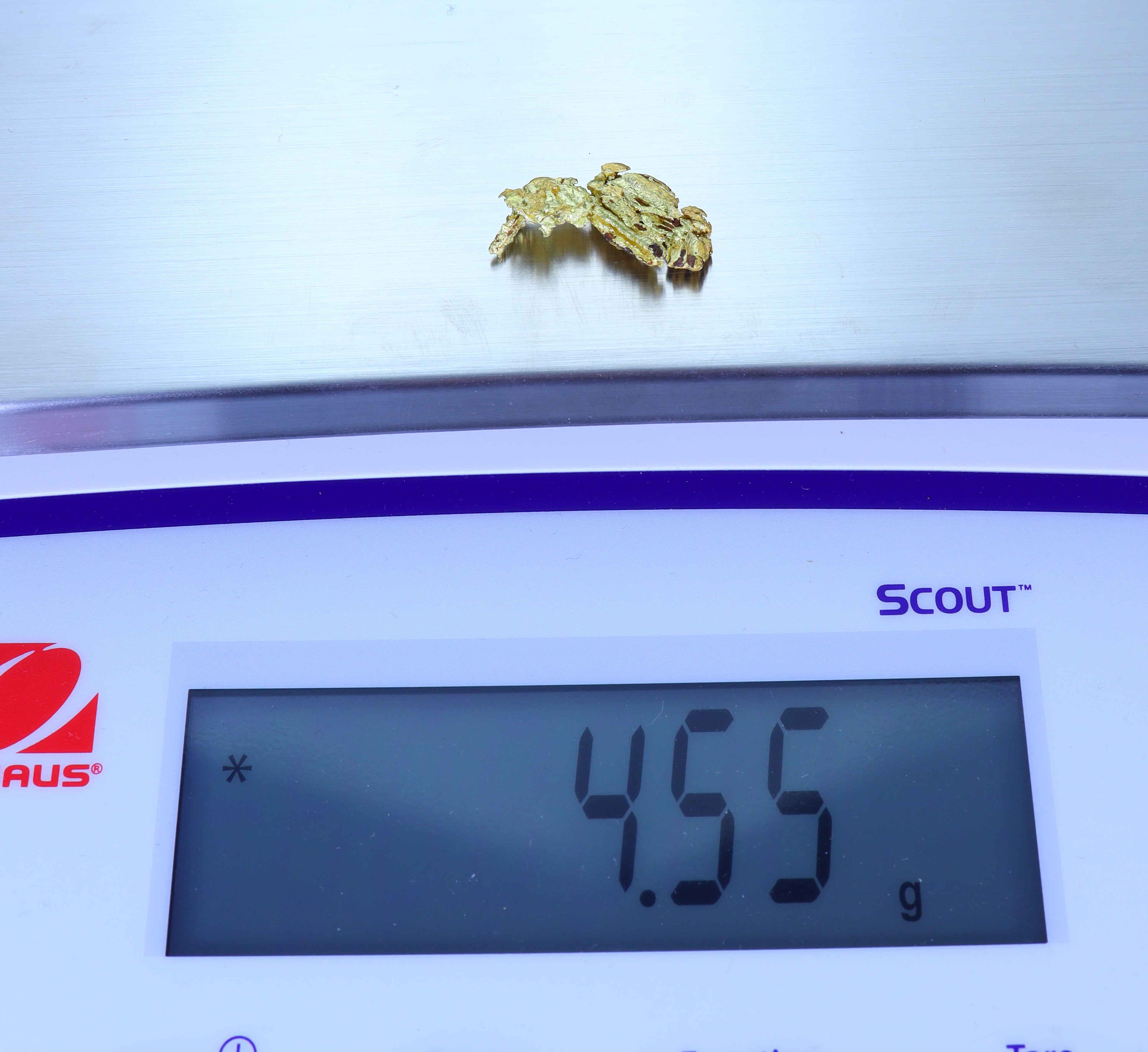 #15 Brazil Crystalline Dendretic Natural Gold Nugget 4.55 grams