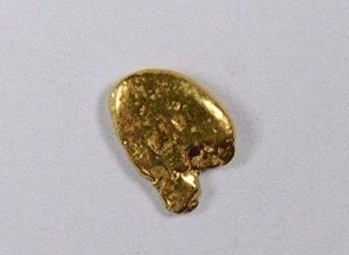 Alaskan-Yukon Bc Gold Rush Natural Nugget 0.16 Grams Genuine Alaska .10-.34