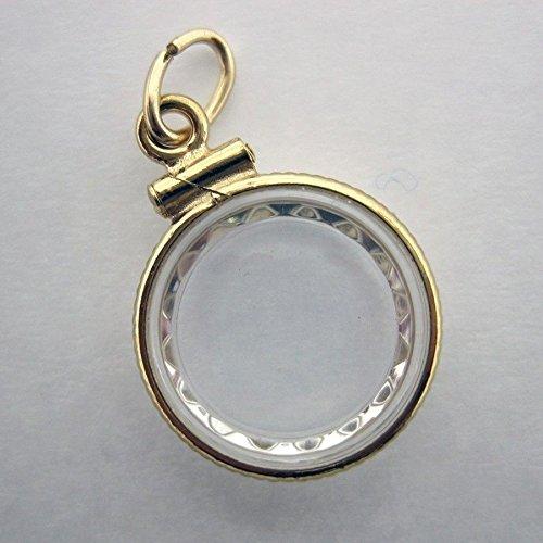 24 -Gold Nugget Holder Qty 13 Mm Gold Filled W/ 2 Watch Crystals & 1-Jump Ring Alaskan Bc Gold Flake