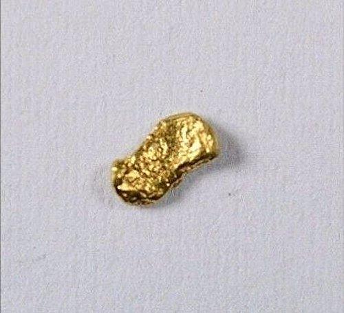 Alaskan-Yukon Bc Gold Rush Natural Nugget 0.10 Grams Genuine Alaska .10-.34