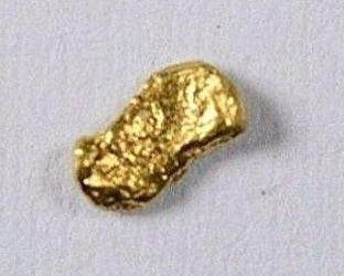 Alaskan-Yukon Bc Gold Rush Natural Nugget 0.10 Grams Genuine Alaska .10-.34