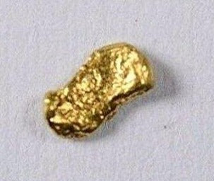 Alaskan-Yukon Bc Gold Rush Natural Nugget 0.10 Grams Genuine Alaska .10-.34