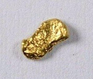 Alaskan-Yukon Bc Gold Rush Natural Nugget 0.10 Grams Genuine Alaska .10-.34