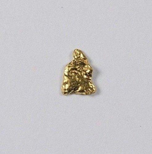 Alaskan-Yukon Bc Gold Rush Natural Nugget 0.16 Grams Genuine Alaska .10-.34
