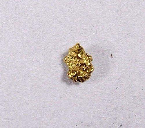 Alaskan-Yukon Bc Gold Rush Natural Nugget 0.14 Grams Genuine Alaska .10-.34