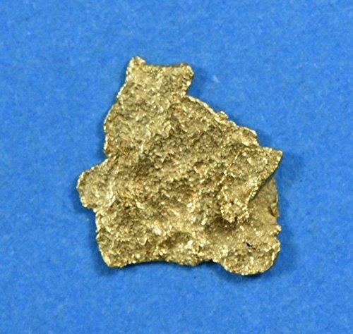 Alaskan-Yukon Bc Gold Rush Natural Nugget 0.14 Grams Genuine Alaska .10-.34