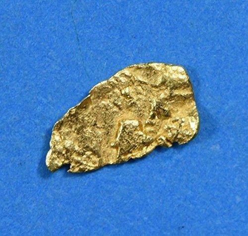 Alaskan-Yukon Bc Gold Rush Natural Nugget 0.11 Grams Genuine Alaska .10-.34