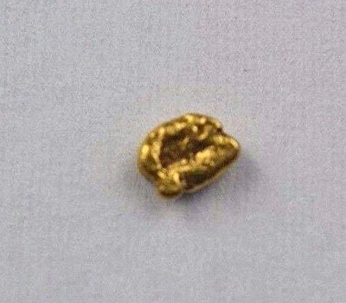 Alaskan-Yukon Bc Gold Rush Natural Nugget 0.11 Grams Genuine Alaska .10-.34