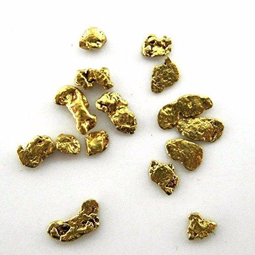 24 -Gold Nugget Holder Qty 13 Mm Gold Filled W/ 2 Watch Crystals & 1-Jump Ring Alaskan Bc Gold Flake