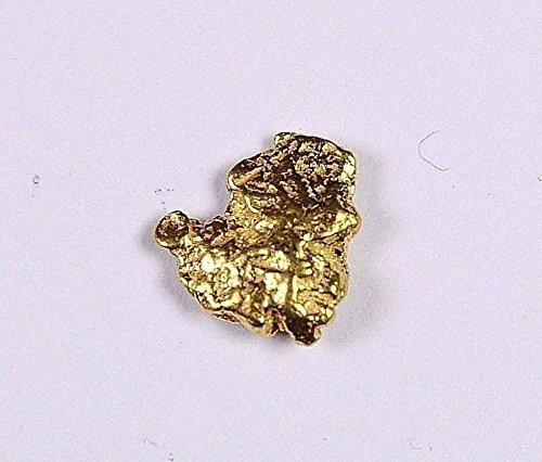 Alaskan-Yukon Bc Gold Rush Natural Nugget 0.32 Grams Genuine Alaska .10-.34