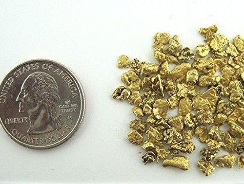 Alaskan Yukon Bc Gold Nuggets 4-12 Mesh 10 Grams Mixed Lot Of Gold Flakes Flake