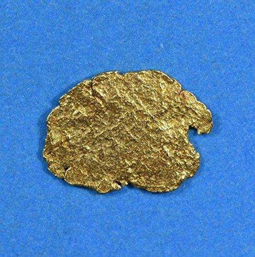 Alaskan-Yukon Bc Gold Rush Natural Nugget 0.30 Grams Genuine Alaska .10-.34