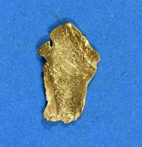 Alaskan-Yukon Bc Gold Rush Natural Nugget 0.18 Grams Genuine Alaska .10-.34