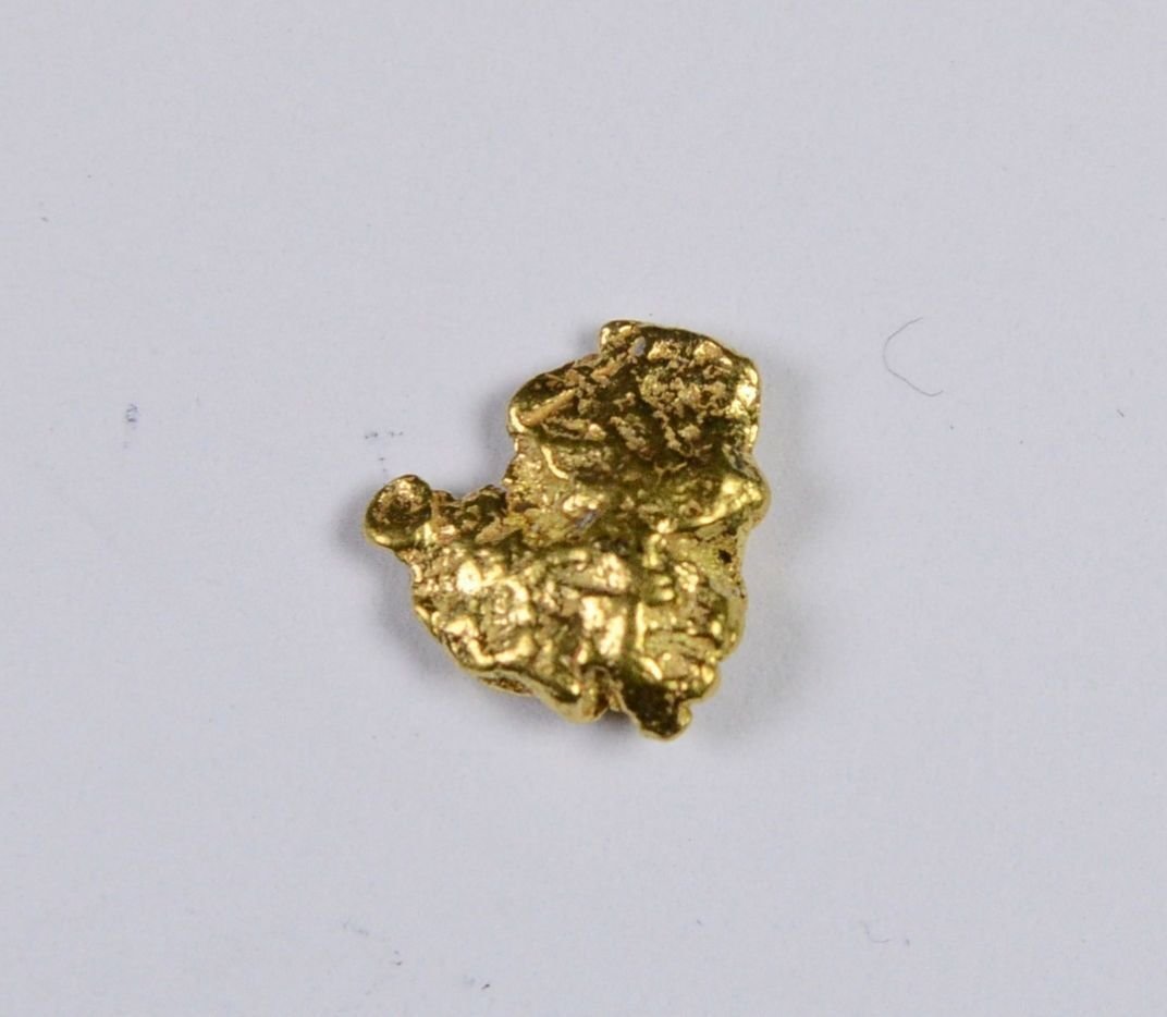 Alaskan-Yukon Bc Gold Rush Natural Nugget 0.29 Grams Genuine Alaska .10-.34