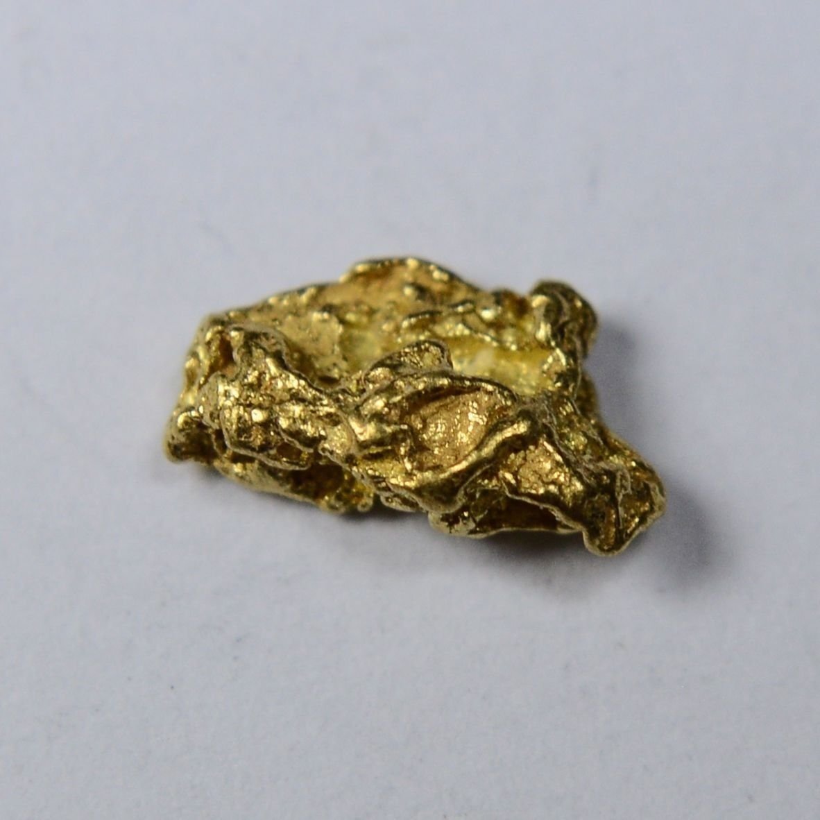 Alaskan-Yukon Bc Gold Rush Natural Nugget 0.32 Grams Genuine Alaska .10-.34