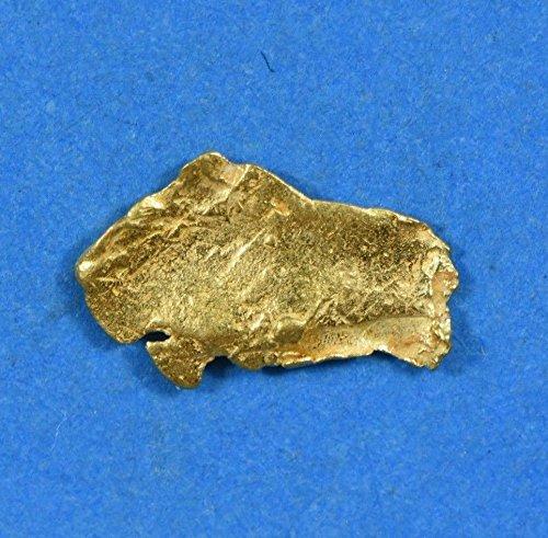 Alaskan-Yukon Bc Gold Rush Natural Nugget 0.22 Grams Genuine Alaska .10-.34