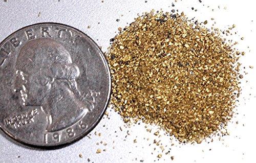 Alaskan Yukon Bc Gold Nuggets 50 Mesh 3 Grams Of Super -Super Small Fines Flake
