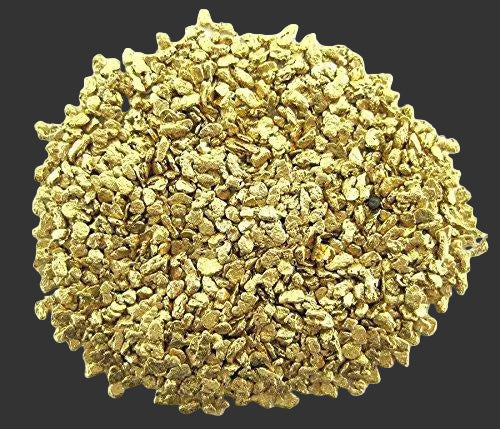 Alaskan Yukon Gold Rush Nuggets #30 Mesh 10 Troy Oz 311 Grams Or 200 Dwt Bc Flake